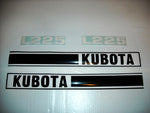 Kubota KL225 Tractor Decal Set - D&M Supply Inc. 