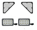 Complete LED Work Light Kit Fits Bobcat Skid Steer S175 T140 753 763 873 & more