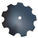 Disc Harrow Blade 18" Notched Fits 1" Square Axle (Fits Many Brands) - D&M Supply Inc. 