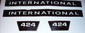 IH Case International Harvester Tractor 424 Decal Set - D&M Supply Inc. 