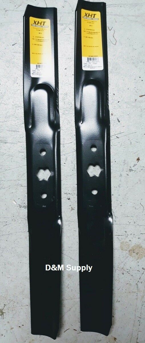 DMMA2434 Set of 2 mower blades to fit MTD Cub Cadet 742-04290 942-04290 742-04244