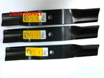 set of 3 Kubota 48" mower blades RCK48-20ZG RCK48-GR RCK48P-18BX K5575-34330
