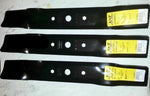 DMSP2906 SET OF 3 -44" Lawn Mower blades to fit Simplicity Allis Chalmers LTH 14-16GT 1600 1700
