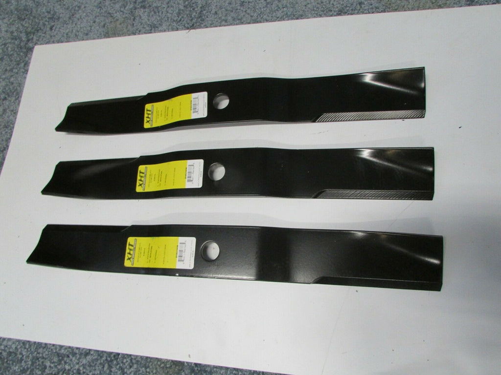 KU1038 Set 3 Lawn Mower Blades to Fit Kubota K5371-99040 7/8" hole