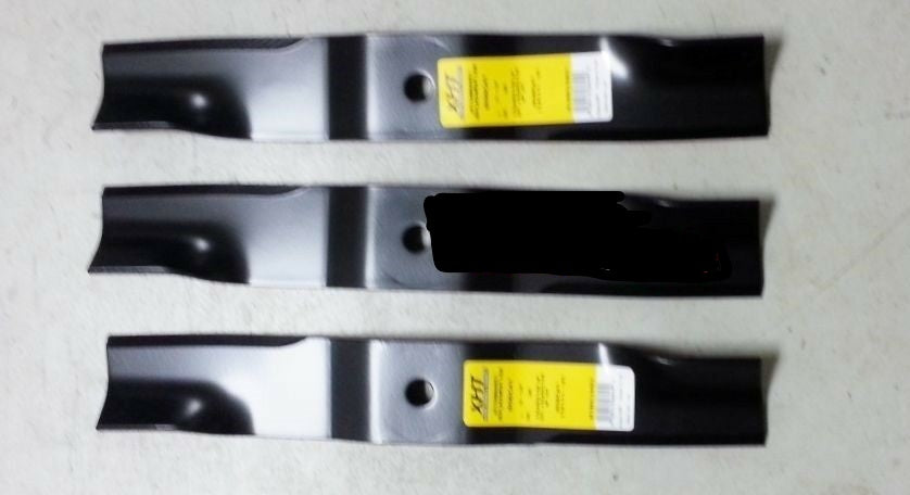 GH1903 Set of 3 heavy duty XHT 61" lawn mower blades to fit Wood Brothers 70142 70142KT