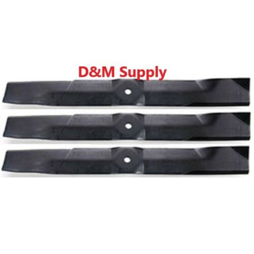Set of 3 heavy duty XHT Grasshopper 61" mower blades 320244 10102 contour