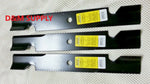 Set of 3 Scag Encore Commercial XHT 52" mower blades 48108 481707 482306 482462