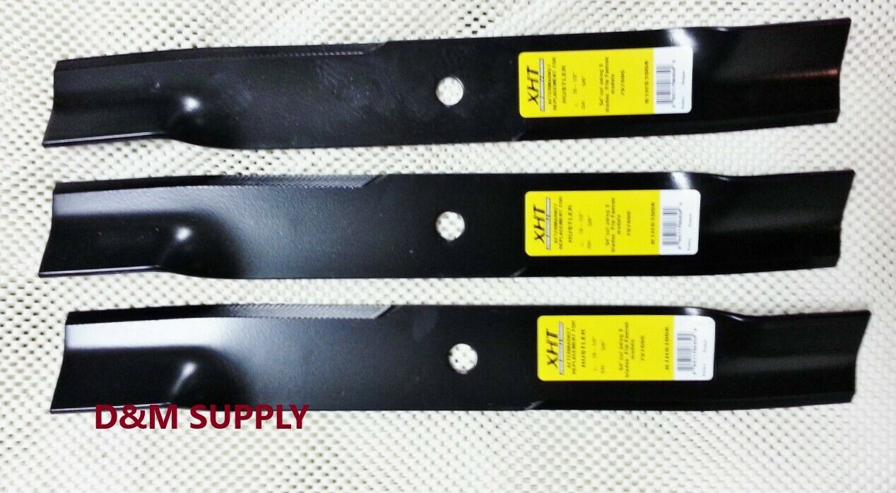 Set of 3 Scag Ferris Yazoo Kees 72" Lawn Mower Blades 48112 48113 481701 481709 482002 482788 482882 105476