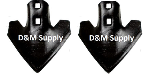 2 Heavy Duty Field Cultivator Point 1/4" x 7" Tine John Deere IH Hesston Landoll