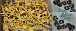 25 Pack New Holland Hay Rake Teeth 256,258,259,260,55,56,57 with Hold Down Clips