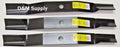 Set of 3 Woods finish mower blades 72" L306 RM306 RM600 13404 31306 13404KT